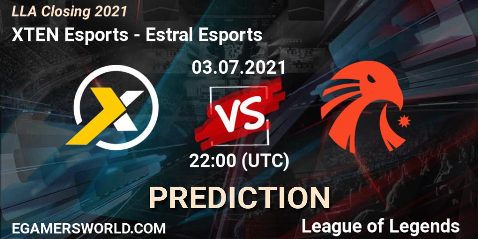 XTEN Esports vs Estral Esports: Betting TIp, Match Prediction. 03.07.21. LoL, LLA Closing 2021