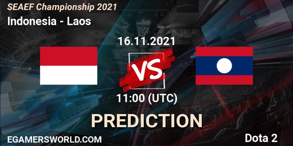 Indonesia vs Laos: Betting TIp, Match Prediction. 16.11.2021 at 11:24. Dota 2, SEAEF Dota2 Championship 2021