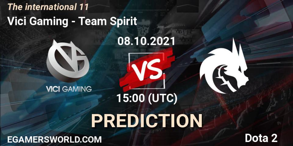 Vici Gaming vs Team Spirit: Betting TIp, Match Prediction. 08.10.2021 at 16:27. Dota 2, The Internationa 2021