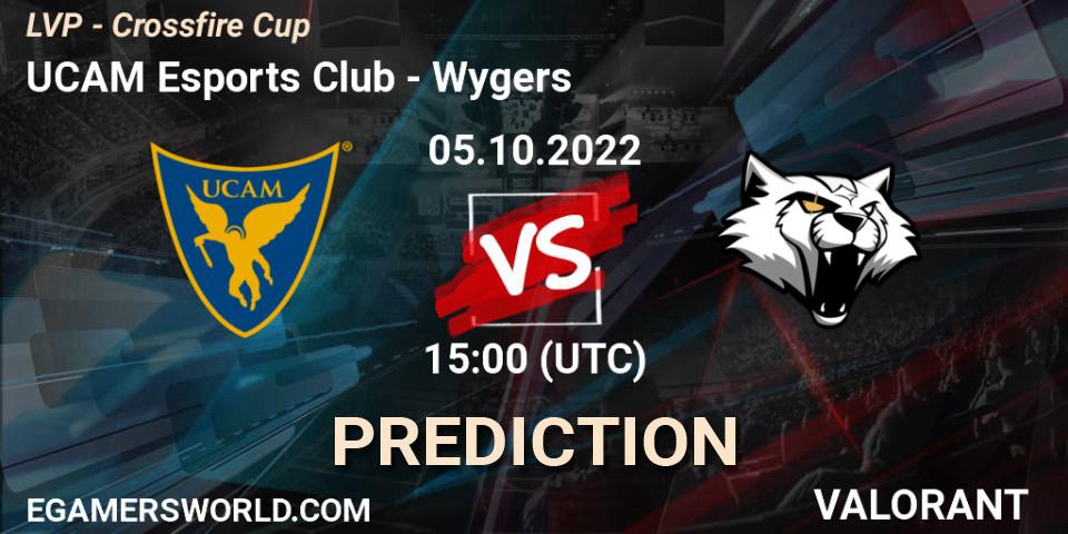 UCAM Esports Club vs Wygers: Betting TIp, Match Prediction. 05.10.2022 at 15:00. VALORANT, LVP - Crossfire Cup