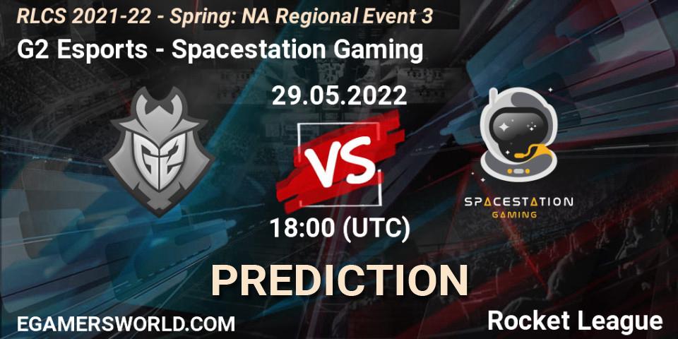 G2 Esports vs Spacestation Gaming: Betting TIp, Match Prediction. 29.05.22. Rocket League, RLCS 2021-22 - Spring: NA Regional Event 3