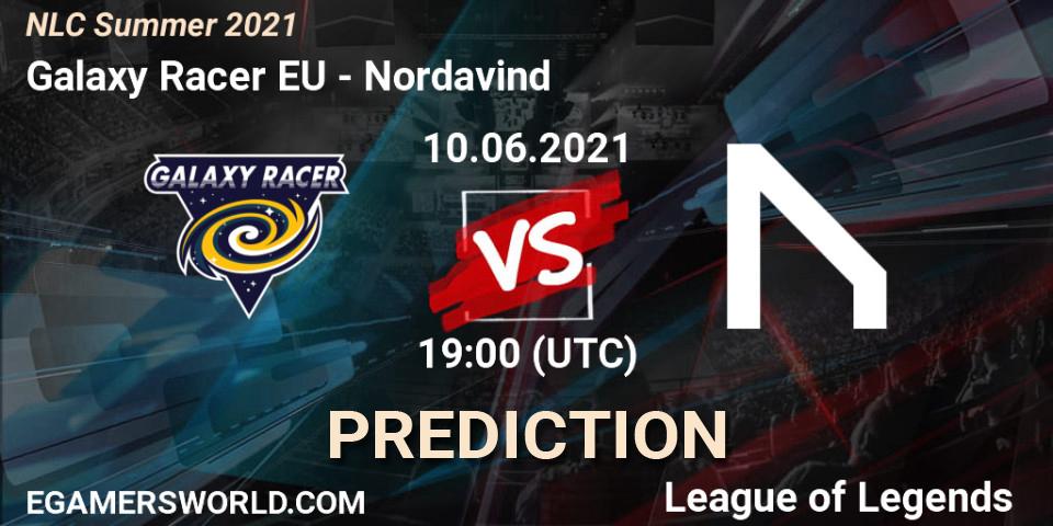 Galaxy Racer EU vs Nordavind: Betting TIp, Match Prediction. 10.06.2021 at 19:00. LoL, NLC Summer 2021