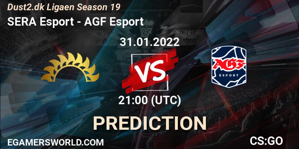 SERA Esport vs AGF Esport: Betting TIp, Match Prediction. 31.01.22. CS2 (CS:GO), Dust2.dk Ligaen Season 19