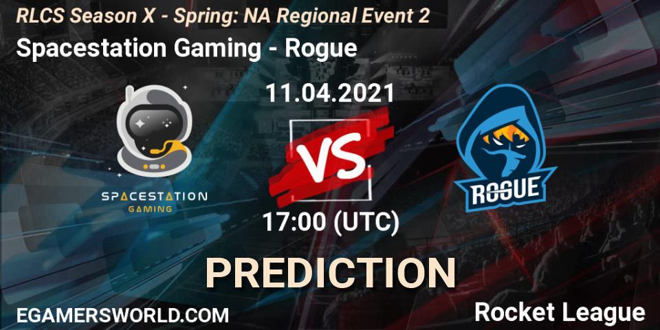 Spacestation Gaming vs Rogue: Betting TIp, Match Prediction. 11.04.21. Rocket League, RLCS Season X - Spring: NA Regional Event 2