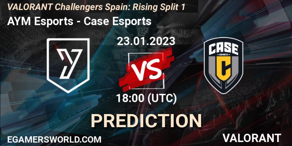AYM Esports vs Case Esports: Betting TIp, Match Prediction. 23.01.23. VALORANT, VALORANT Challengers 2023 Spain: Rising Split 1