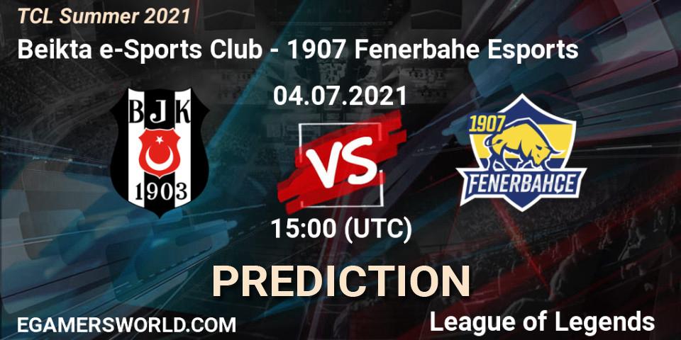 Beşiktaş e-Sports Club vs 1907 Fenerbahçe Esports: Betting TIp, Match Prediction. 04.07.2021 at 15:00. LoL, TCL Summer 2021