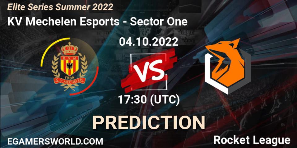 KV Mechelen Esports vs Sector One: Betting TIp, Match Prediction. 04.10.22. Rocket League, Elite Series Summer 2022