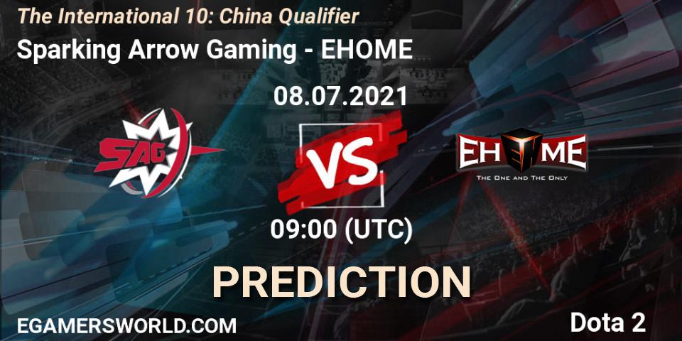 Sparking Arrow Gaming vs EHOME: Betting TIp, Match Prediction. 08.07.21. Dota 2, The International 10: China Qualifier