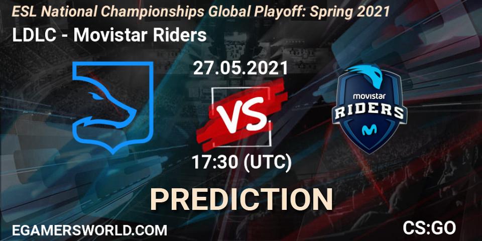 LDLC vs Movistar Riders: Betting TIp, Match Prediction. 27.05.21. CS2 (CS:GO), ESL National Championships Global Playoff: Spring 2021