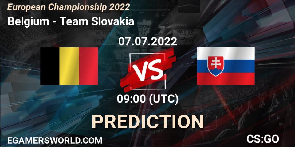 Belgium vs Team Slovakia: Betting TIp, Match Prediction. 07.07.22. CS2 (CS:GO), European Championship 2022