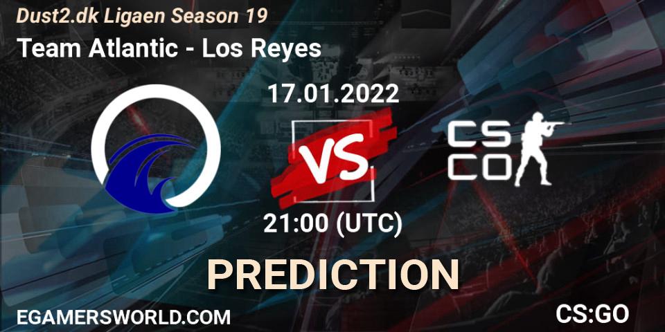 Team Atlantic vs Los Reyes: Betting TIp, Match Prediction. 18.01.2022 at 20:00. Counter-Strike (CS2), Dust2.dk Ligaen Season 19