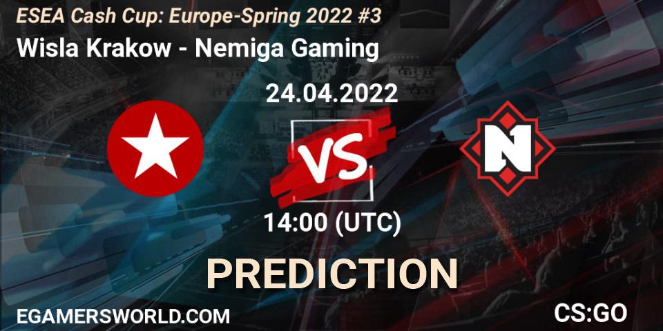 Wisla Krakow vs Nemiga Gaming: Betting TIp, Match Prediction. 24.04.22. CS2 (CS:GO), ESEA Cash Cup: Europe - Spring 2022 #3