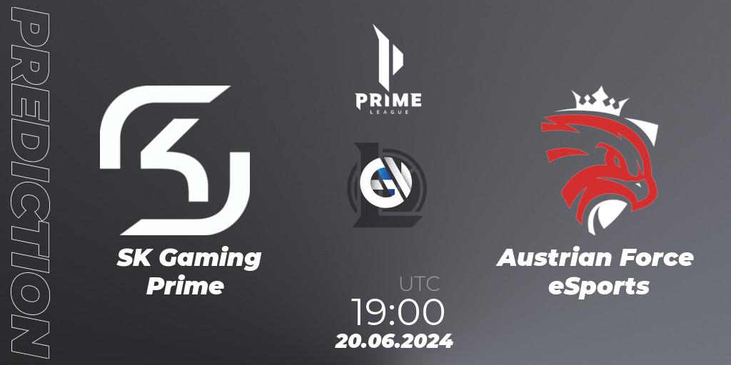 SK Gaming Prime vs Austrian Force eSports: Betting TIp, Match Prediction. 20.06.2024 at 19:00. LoL, Prime League Summer 2024