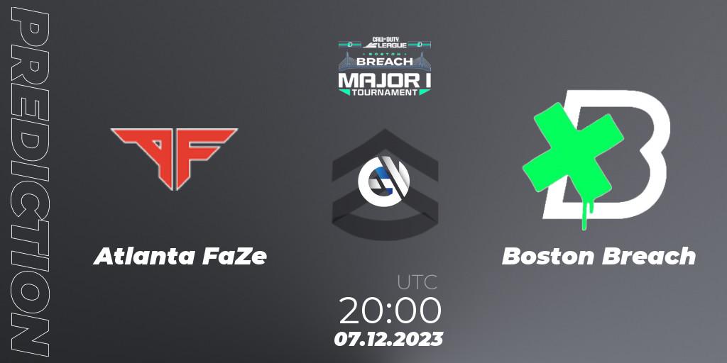 Atlanta FaZe vs Boston Breach: Betting TIp, Match Prediction. 08.12.2023 at 20:00. Call of Duty, Call of Duty League 2024: Stage 1 Major Qualifiers