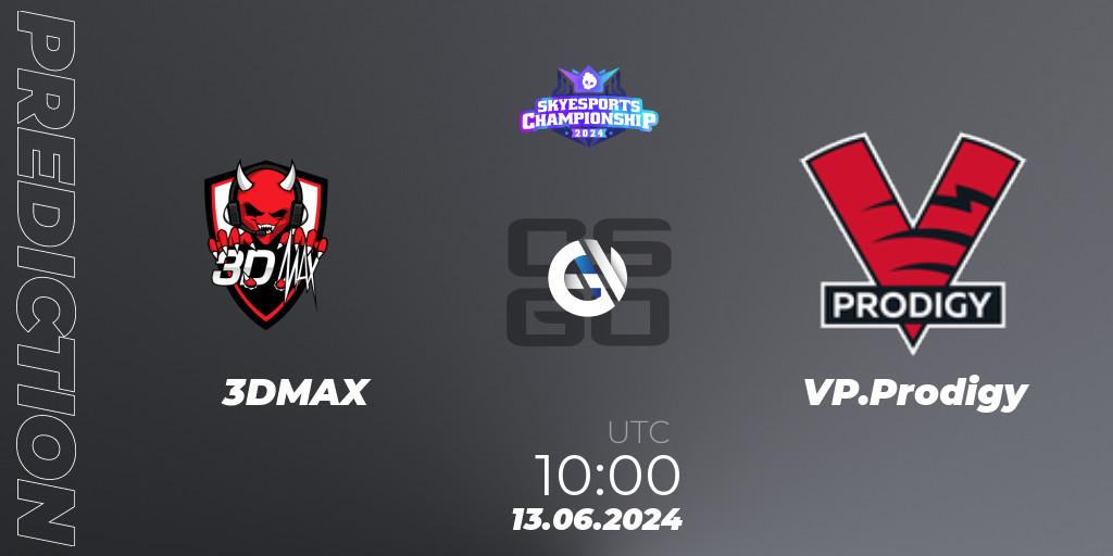 3DMAX vs VP.Prodigy: Betting TIp, Match Prediction. 13.06.2024 at 10:00. Counter-Strike (CS2), Skyesports Championship 2024: European Qualifier