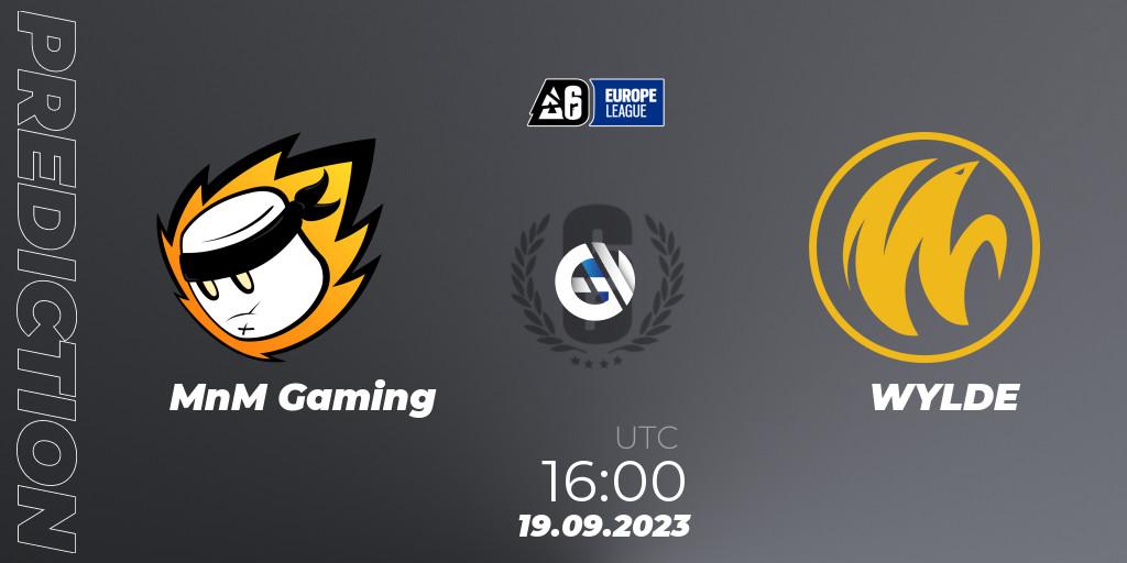 MnM Gaming vs WYLDE: Betting TIp, Match Prediction. 19.09.23. Rainbow Six, Europe League 2023 - Stage 2