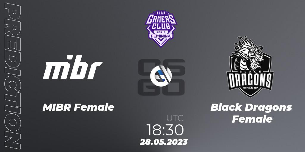 MIBR Female vs Black Dragons Female: Betting TIp, Match Prediction. 28.05.23. CS2 (CS:GO), Gamers Club Liga Série Feminina: 2nd Edition 2023
