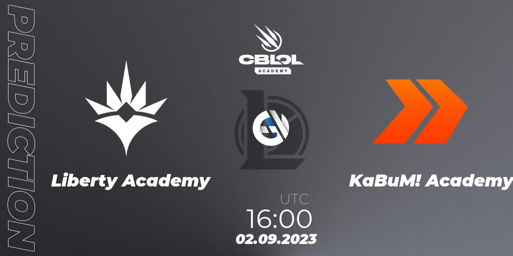 Liberty Academy vs KaBuM! Academy: Betting TIp, Match Prediction. 02.09.2023 at 16:00. LoL, CBLOL Academy Split 2 2023 - Playoffs