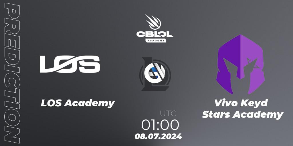 LOS Academy vs Vivo Keyd Stars Academy: Betting TIp, Match Prediction. 09.07.2024 at 01:00. LoL, CBLOL Academy 2024
