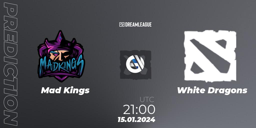 Mad Kings vs White Dragons: Betting TIp, Match Prediction. 15.01.24. Dota 2, DreamLeague Season 22: South America Closed Qualifier