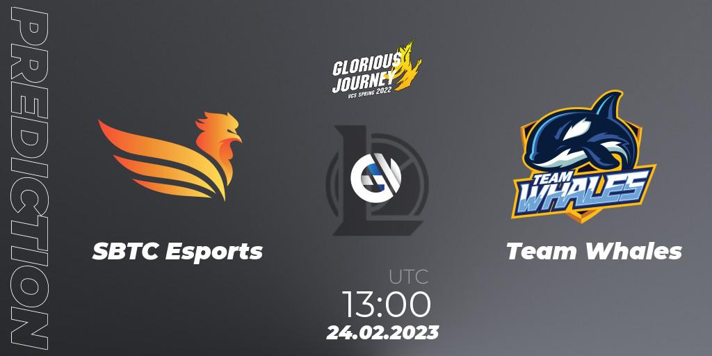 SBTC Esports vs Team Whales: Betting TIp, Match Prediction. 02.03.2023 at 08:00. LoL, VCS Spring 2023 - Group Stage
