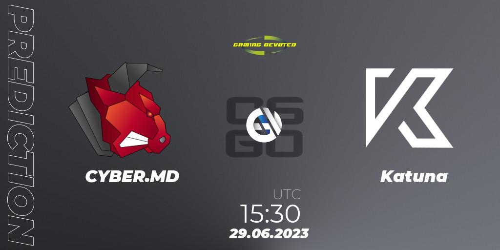 CYBER.MD vs Katuna: Betting TIp, Match Prediction. 29.06.23. CS2 (CS:GO), Gaming Devoted Become The Best: Series #2