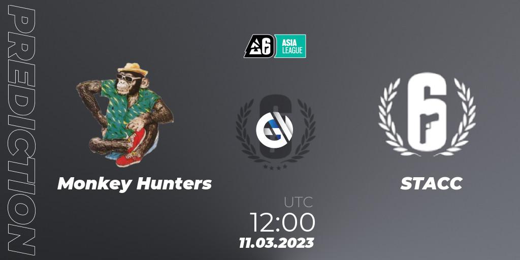 Monkey Hunters vs STACC: Betting TIp, Match Prediction. 11.03.23. Rainbow Six, South Asia League 2023 - Stage 1