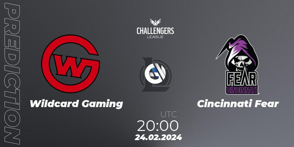 Wildcard Gaming vs Cincinnati Fear: Betting TIp, Match Prediction. 24.02.24. LoL, NACL 2024 Spring - Group Stage