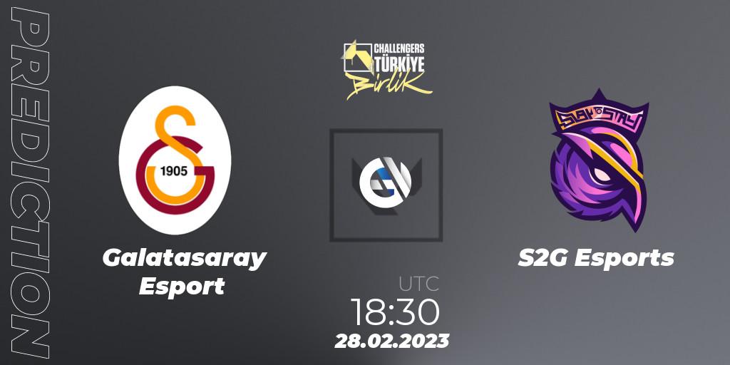 Galatasaray Esport vs S2G Esports: Betting TIp, Match Prediction. 28.02.23. VALORANT, VALORANT Challengers 2023 Turkey: Birlik Split 1