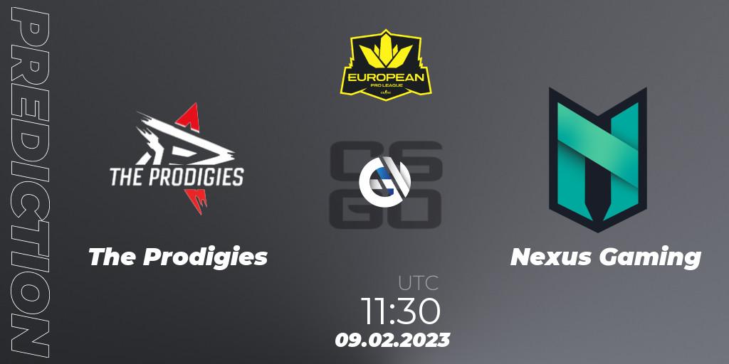 The Prodigies vs Nexus Gaming: Betting TIp, Match Prediction. 09.02.23. CS2 (CS:GO), European Pro League Season 6: Division 2