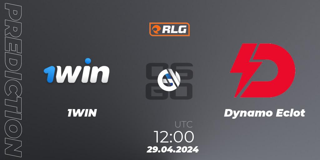 1WIN vs Dynamo Eclot: Betting TIp, Match Prediction. 29.04.2024 at 15:00. Counter-Strike (CS2), RES European Series #3