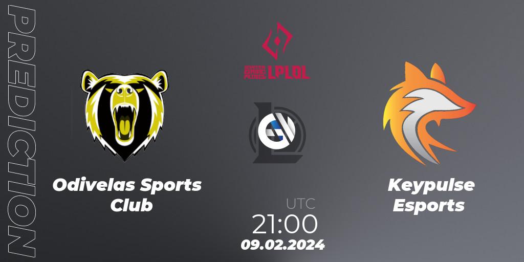 Odivelas Sports Club vs Keypulse Esports: Betting TIp, Match Prediction. 09.02.2024 at 21:00. LoL, LPLOL Split 1 2024