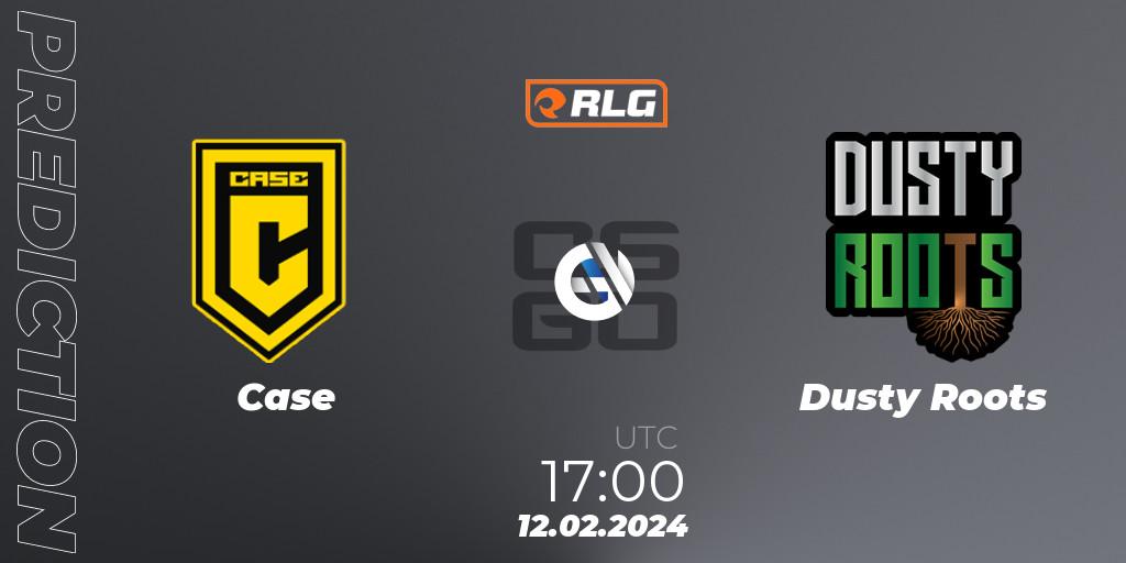 Case vs Dusty Roots: Betting TIp, Match Prediction. 12.02.2024 at 17:00. Counter-Strike (CS2), RES Latin American Series #1