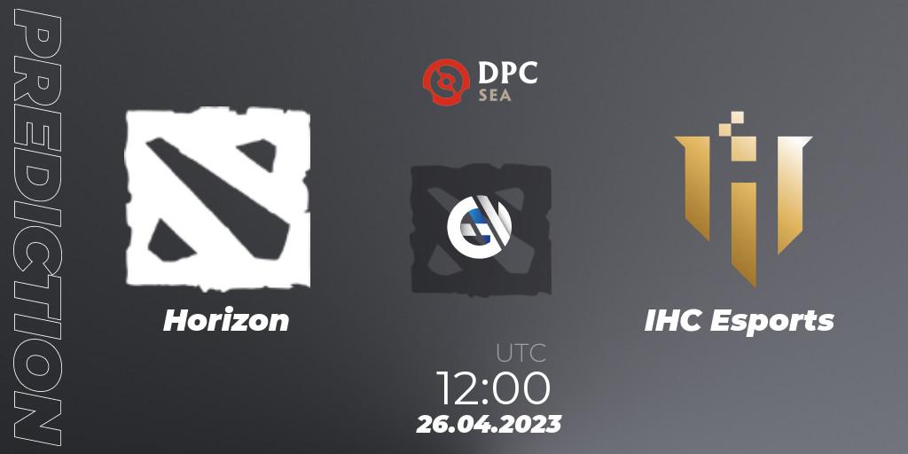 Horizon vs IHC Esports: Betting TIp, Match Prediction. 26.04.2023 at 12:00. Dota 2, DPC 2023 Tour 2: SEA Division II (Lower)