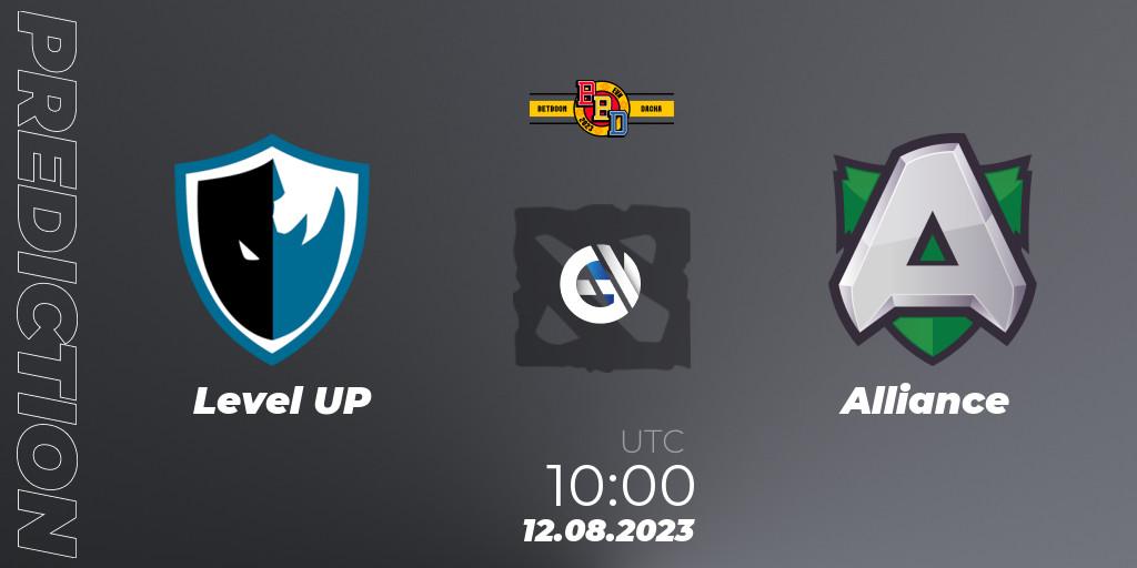 Level UP vs Alliance: Betting TIp, Match Prediction. 12.08.23. Dota 2, BetBoom Dacha - Online Stage
