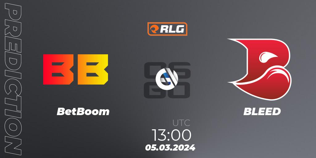 BetBoom vs BLEED: Betting TIp, Match Prediction. 05.03.24. CS2 (CS:GO), RES European Series #1