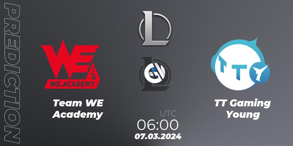 Team WE Academy vs TT Gaming Young: Betting TIp, Match Prediction. 07.03.24. LoL, LDL 2024 - Stage 1