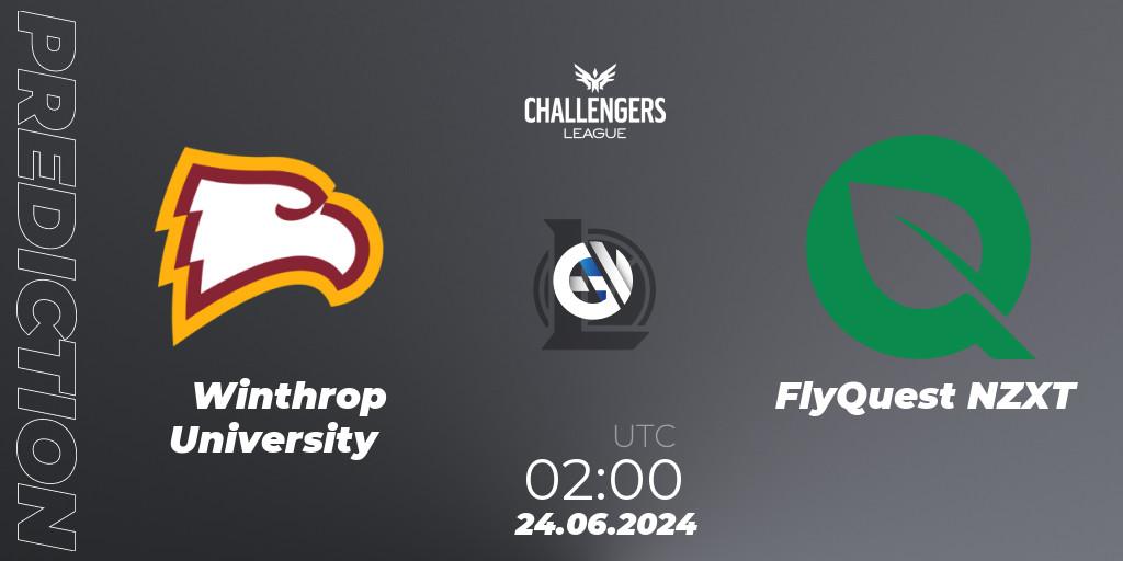 Winthrop University vs FlyQuest NZXT: Betting TIp, Match Prediction. 24.06.2024 at 02:00. LoL, NACL Summer 2024 - Group Stage