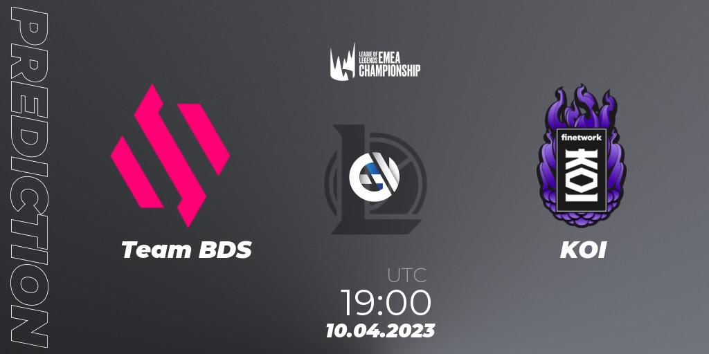 Team BDS vs KOI: Betting TIp, Match Prediction. 10.04.23. LoL, LEC Spring 2023 - Group Stage