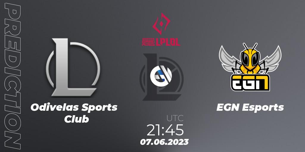 Odivelas Sports Club vs EGN Esports: Betting TIp, Match Prediction. 07.06.23. LoL, LPLOL Split 2 2023 - Group Stage