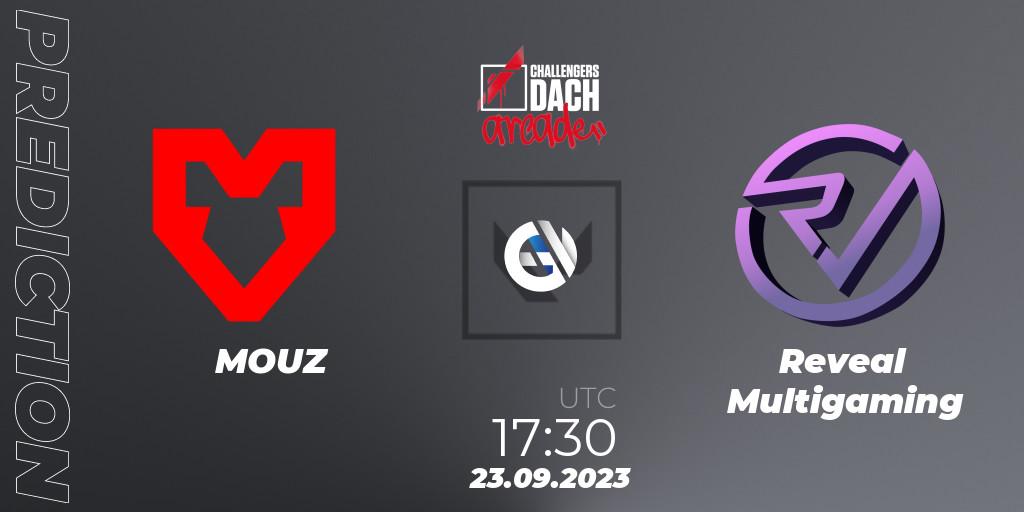 MOUZ vs Reveal Multigaming: Betting TIp, Match Prediction. 23.09.2023 at 17:30. VALORANT, VALORANT Challengers 2023 DACH: Arcade