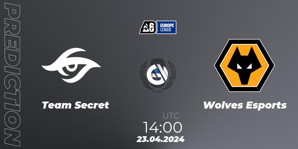 Team Secret vs Wolves Esports: Betting TIp, Match Prediction. 23.04.24. Rainbow Six, Europe League 2024 - Stage 1