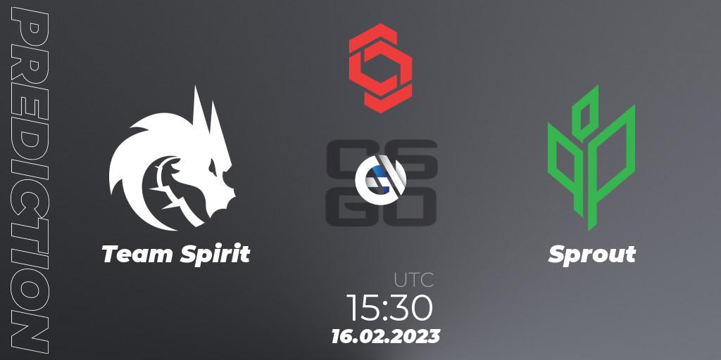 Team Spirit vs Sprout: Betting TIp, Match Prediction. 16.02.23. CS2 (CS:GO), CCT Central Europe Series Finals #1