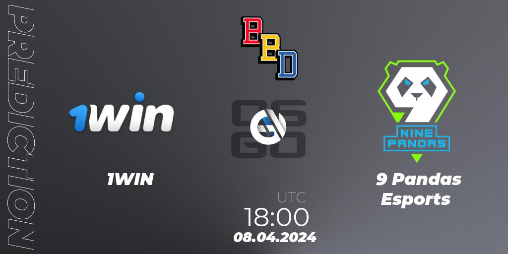 1WIN vs 9 Pandas Esports: Betting TIp, Match Prediction. 08.04.24. CS2 (CS:GO), BetBoom Dacha Belgrade 2024: European Qualifier