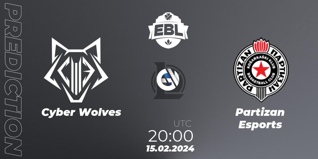Cyber Wolves vs Partizan Esports: Betting TIp, Match Prediction. 15.02.24. LoL, Esports Balkan League Season 14