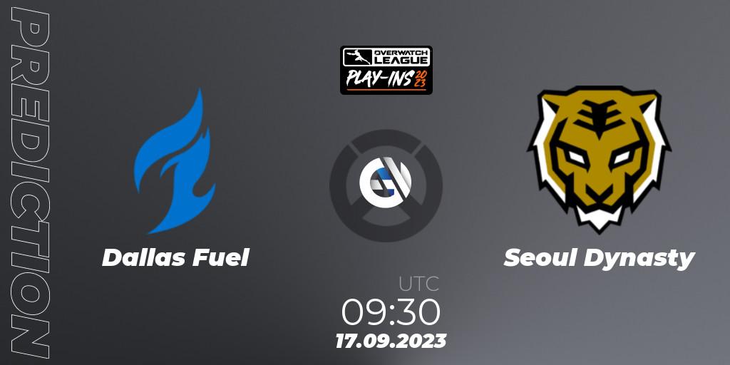 Dallas Fuel vs Seoul Dynasty: Betting TIp, Match Prediction. 17.09.23. Overwatch, Overwatch League 2023 - Play-Ins