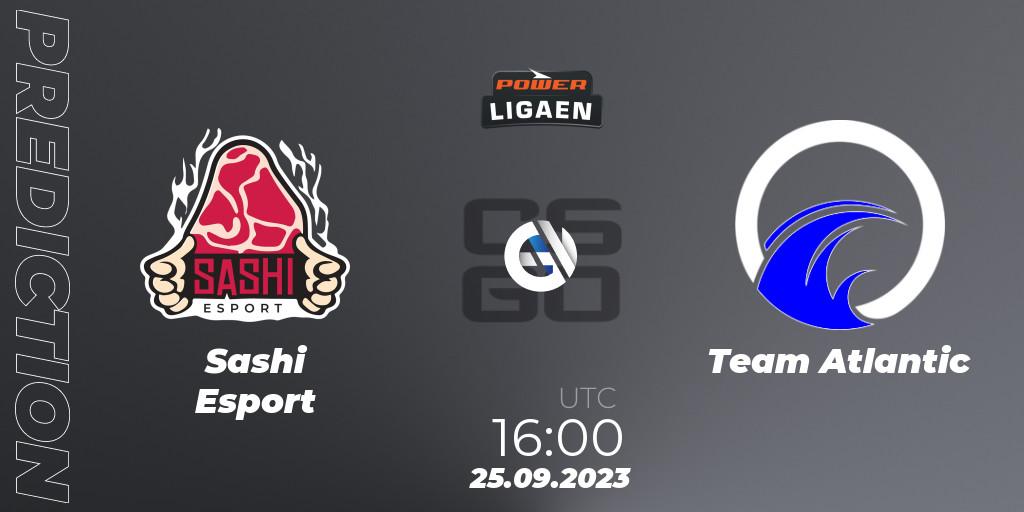  Sashi Esport vs Team Atlantic: Betting TIp, Match Prediction. 25.09.2023 at 16:00. Counter-Strike (CS2), POWER Ligaen Season 24 Finals