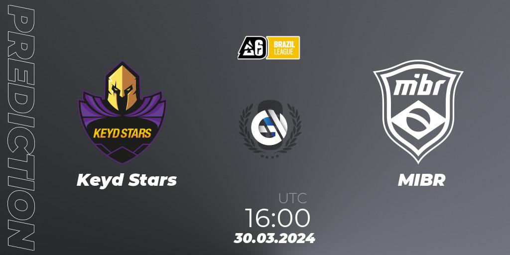 Keyd Stars vs MIBR: Betting TIp, Match Prediction. 30.03.2024 at 16:00. Rainbow Six, Brazil League 2024 - Stage 1