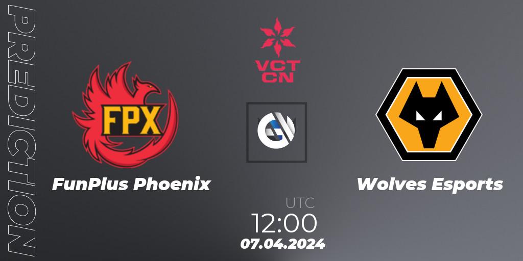 FunPlus Phoenix vs Wolves Esports: Betting TIp, Match Prediction. 07.04.24. VALORANT, VALORANT Champions Tour China 2024: Stage 1 - Group Stage
