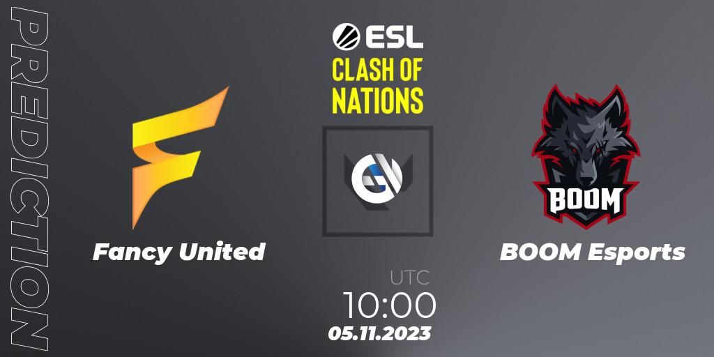 Fancy United vs BOOM Esports: Betting TIp, Match Prediction. 05.11.23. VALORANT, ESL Clash of Nations 2023 - SEA Closed Qualifier
